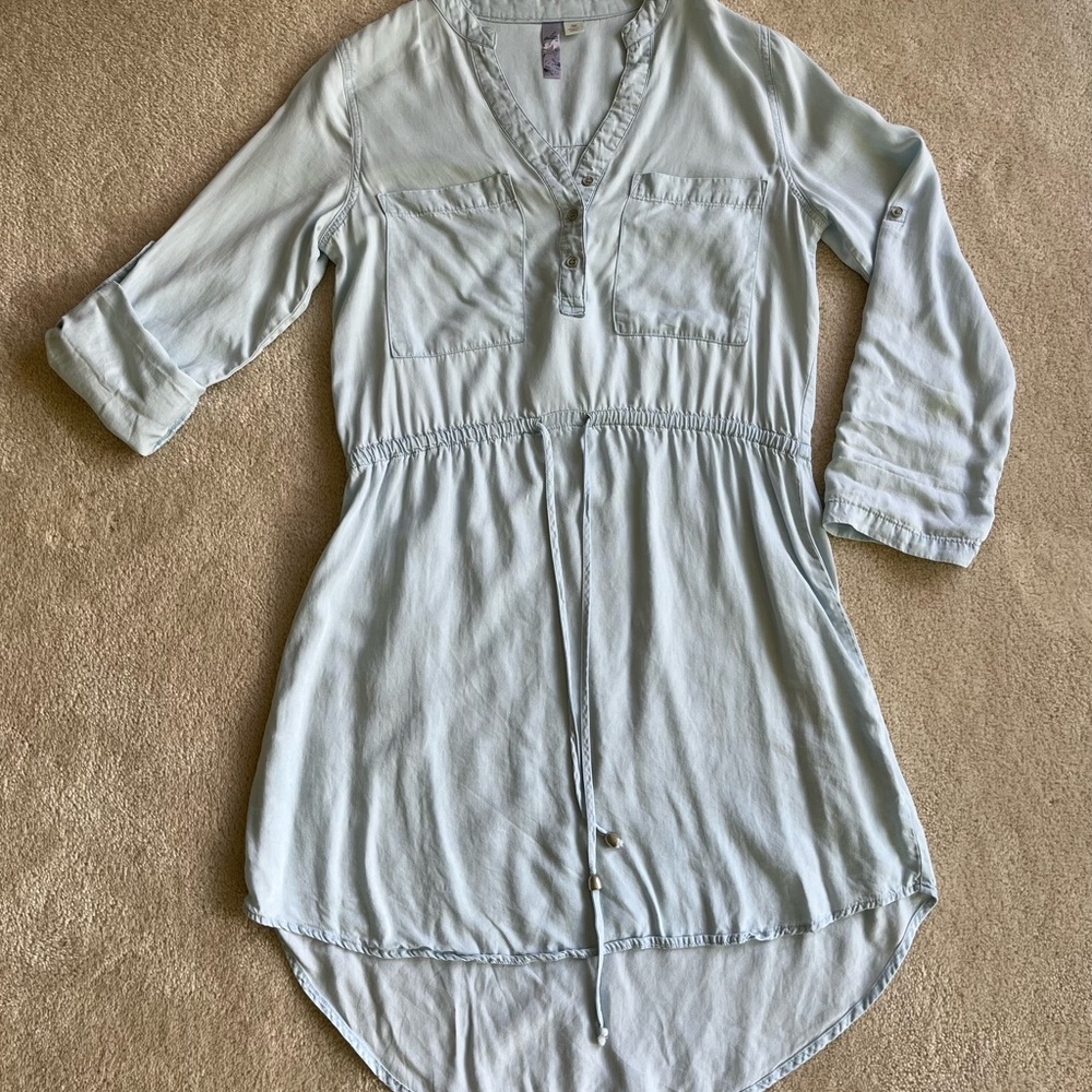 Alya Blue High Low Asymmetrical Dress